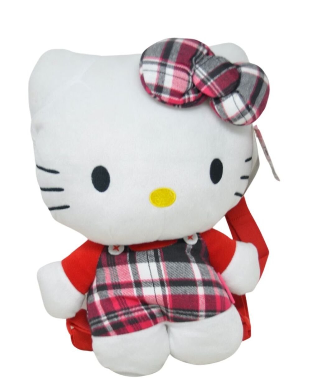 Hello Kitty Plush Backpack Bag Purse Sanrio 15" Pink White FAB Kawaii NWT